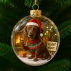 Funny Dog Christmas Ornament Cute Mischievous Dog Decor with Playful Expressions Festive Gag Gift for Pet Lovers