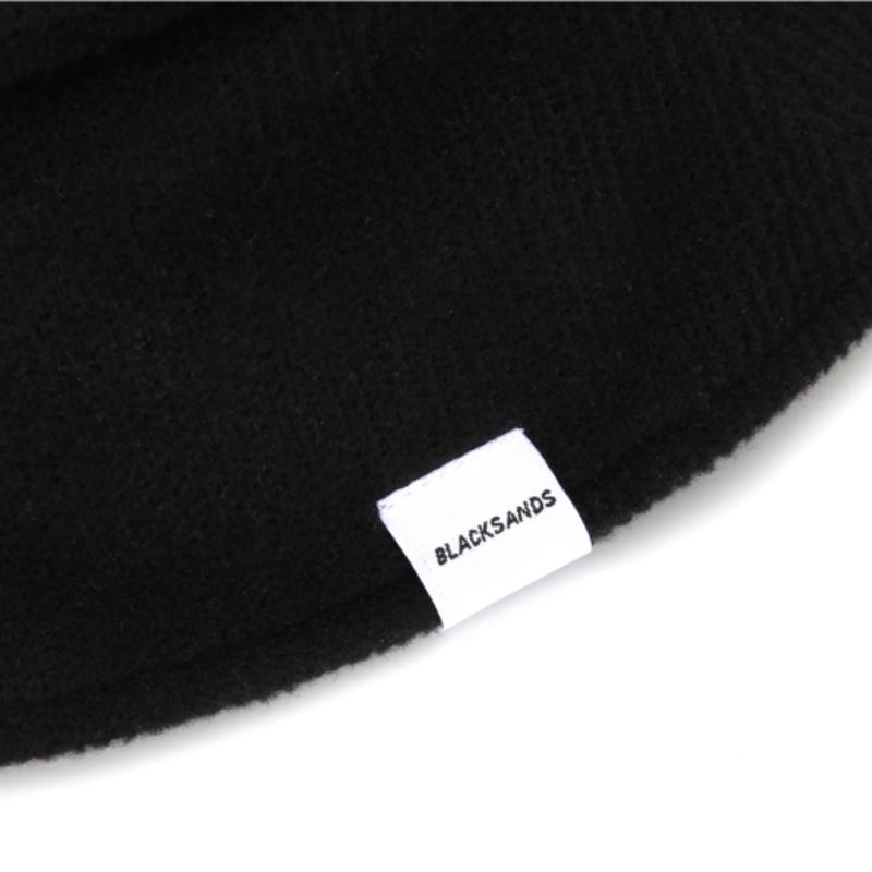 BLACK SANDS BK Winter String Bucket Hat_Black