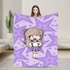 Dense Real Mix Collage Lyna Vallejos Blanket Ultra-Soft Flannel Relax Present Throw Blankets Plush Thin Quilt