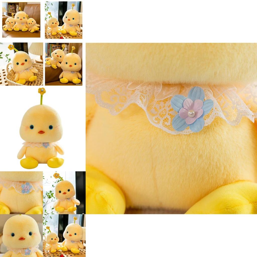 Cute Plush Toy Doll For Children's Birthday Gift Animal Chicken Design Short Plush Material 20cm Height