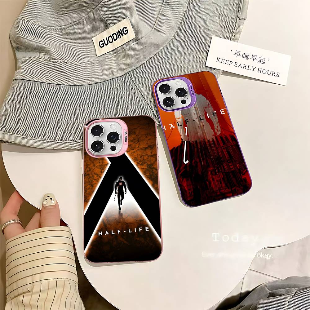 Game Half Life Phone Cases For iPhone 17 16e 15 14 13 12 11 Plus Pro Max ProMax Colorful Covers