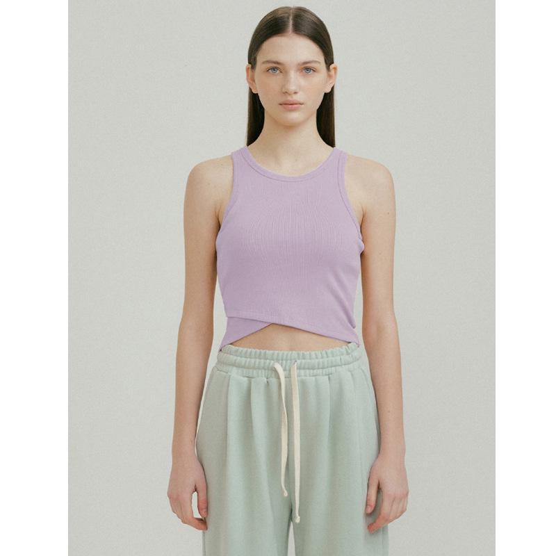 

Женский жилет для йоги 2023 года: Стильный спортивный и фитнес-топ без рукавов с вышивкой крестиком Small светло-фиолетовый