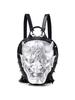 Punk Style Rivet Backpack with Prajna Mask Design for Men & Women