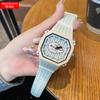 Large Dial Dopamine Trend Student Sports Watch Fashion Silicone Waterproof Ladies Watch
