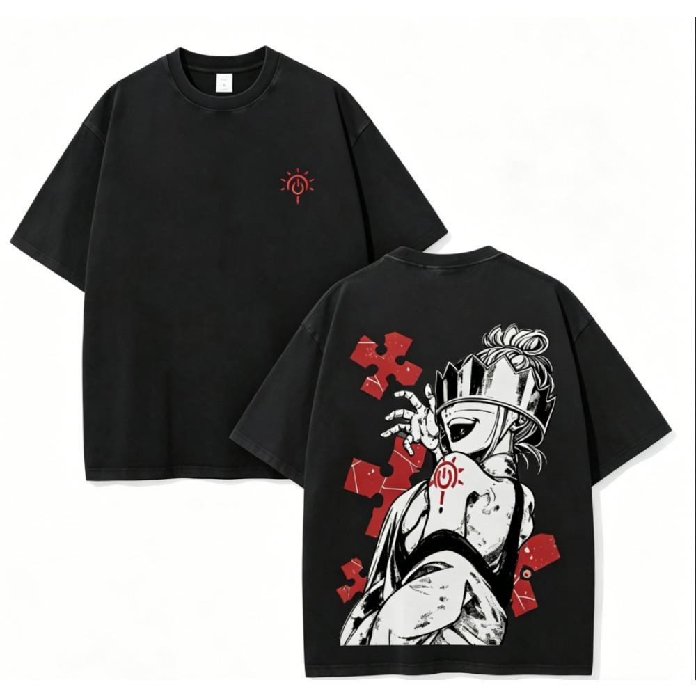 Fire Force Anime Lover Washed T-shirt Year round clothing high quality personality Clothes Plus Size Unisex New Model Couples tee