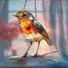 Colorful Bird Acrylic Hanging Decoration Indoor Outdoor Garden Yard Window Wall