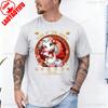 2026 Jahr des Pferdes Chinesisches Tierkreiszeichen T-Shirt Glück Glücklich Lustig Lässig Draußen Mode Hohe Qualität Baumwolle Kurzarm T-Shirts