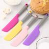 Heat Resistant Silicone Spatula Frying Pan Shovel Mixing Scraper Kitchen Bakeware Utensil Handle Scraper Cookware Tool