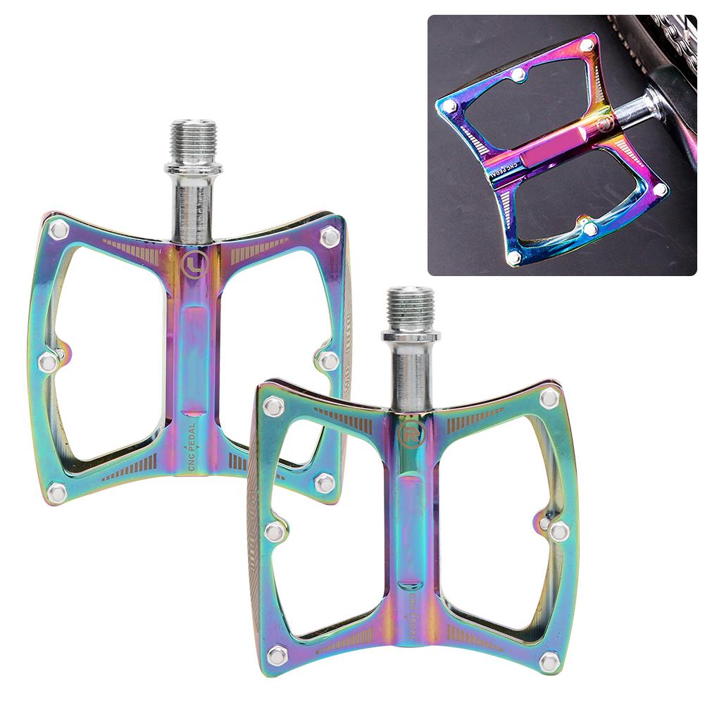 Mountain Bike   Accessories Left Right Non-slip Aluminum Alloy Bearing Pedals(Multiple Colors )