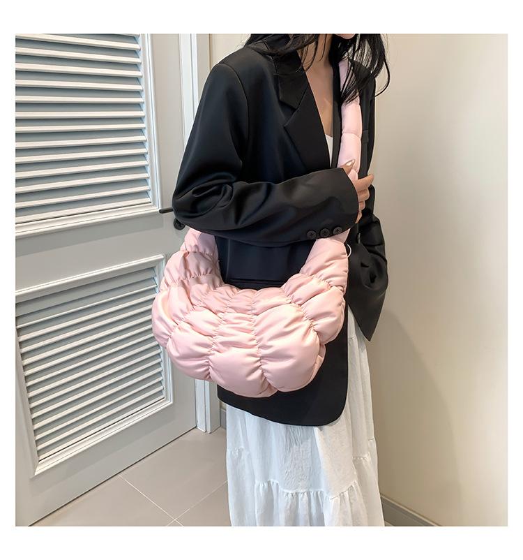 Women's Pleated Crossbody Bag