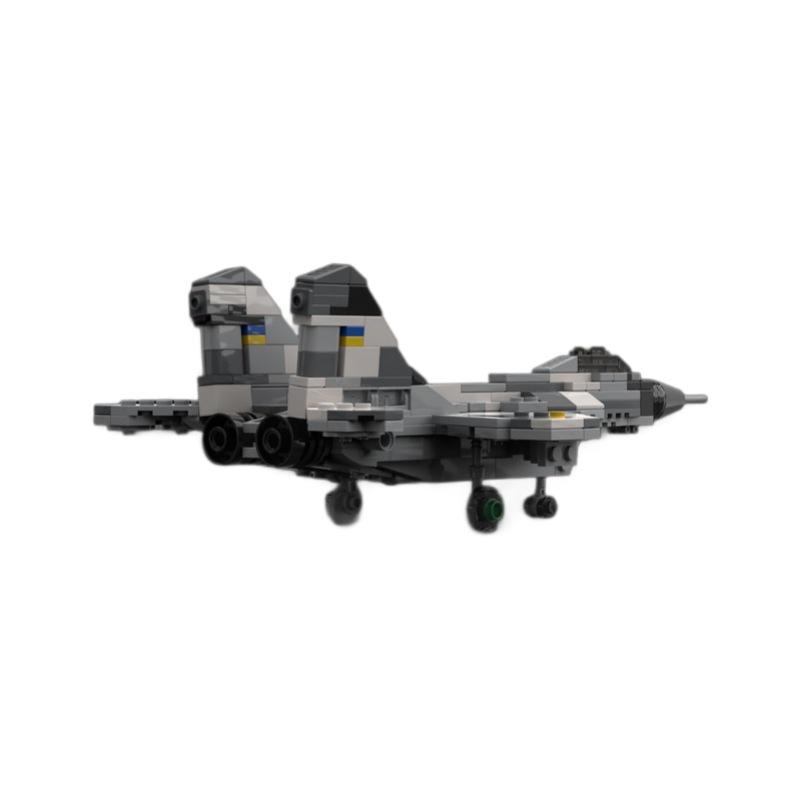 Sovětská stíhačka Mig-29 Stavebnice Druhá světová válka Vojenský model Sestavitelná hračka Kompatibilní sada