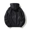 European and American large size autumn and winter new men's PU leather jacket racing locomotive suit slim men's jacket leather jacket