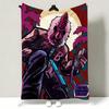 Game HHotline MMiami Throw Soft Warm Flannel Throw Blanket Multiuse for Sofa Bed Office Nap