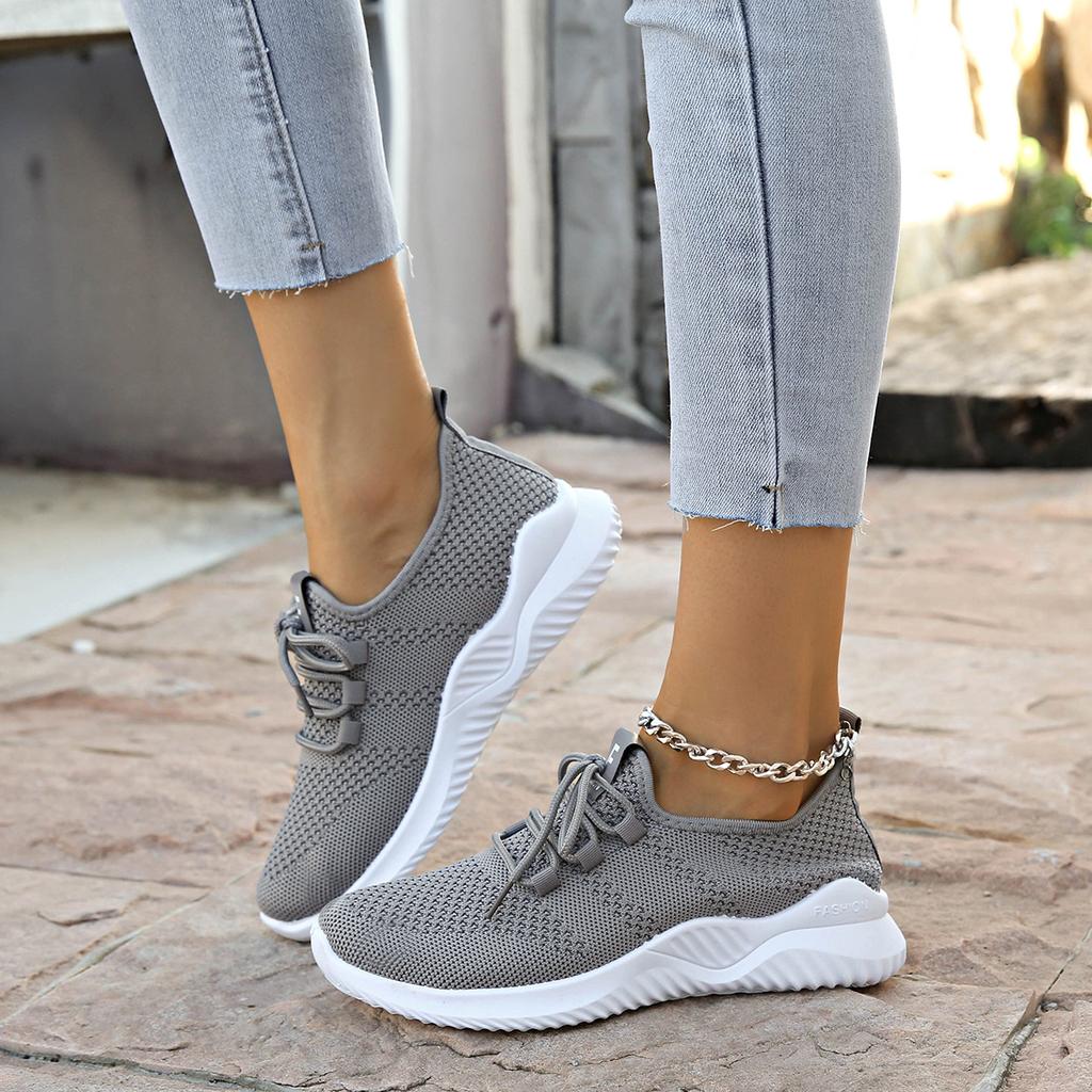 Shoes women's autumn new casual running shoes women's shoes mesh breathable single shoes soft-soled sports shoes
