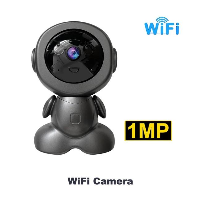 

Wi-Fi IP-камера Бездротовий внутрішній міні-робот Baby Monitor Two-way Audio Motion Video Camara V380 CCTV Security Protection 3MP Cam 64GB Card білий