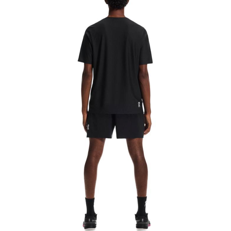On Court Tennis Tops Men's Black Crew Neck Moderate 1MG10220553