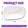 For BMW X1 E84 X3 F25 Pre-facelift Driver Passenger Side Left Right Side Door Wing Mirror Glass Heated Rear View Plate LH RH