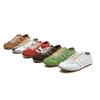 German Training Shoes Women   Genuine Leather Women Sneakers Flat Lace-up Retro Large Size Forrest Gump Shoes Women
