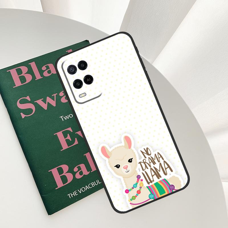 Lama Llama Alpacas Case For Oppo A52 A72 A76 A96 A54 A74 A94 A54S A57S A58 A78 A98 A57 A77 A15 A16 A17 Cover