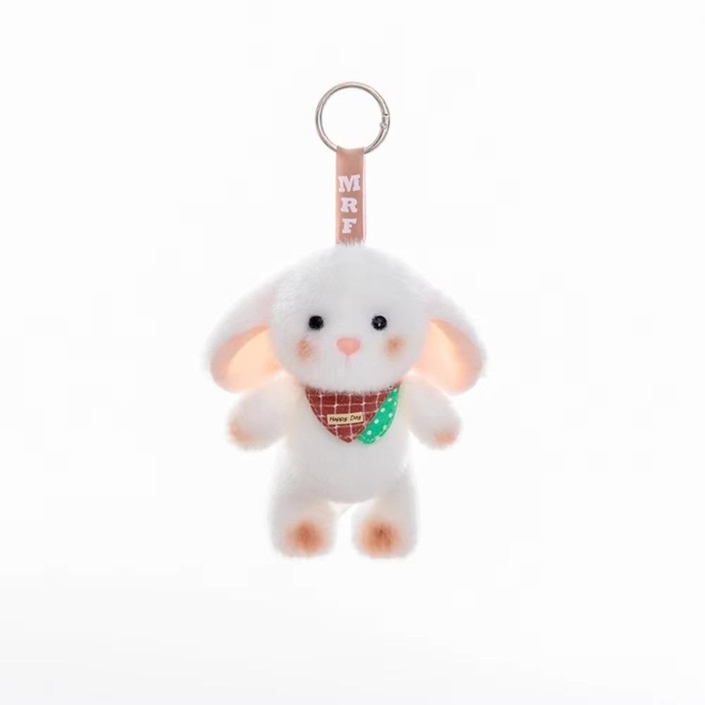 Furry Plush Animal Pendant PP Cotton Plush Backpack Pendant Stuffed Doll Keyring  Boy Girl Gift