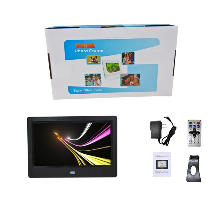 Electronic Digital Photo Frame 7 Inch Digital Photo Frame Display Infinite Object Frame Wall Mounted Digital Picture Frame EU Plug чёрный