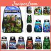 Minecraft School Bag Double-sided Backpack For Students With Decompression Feature