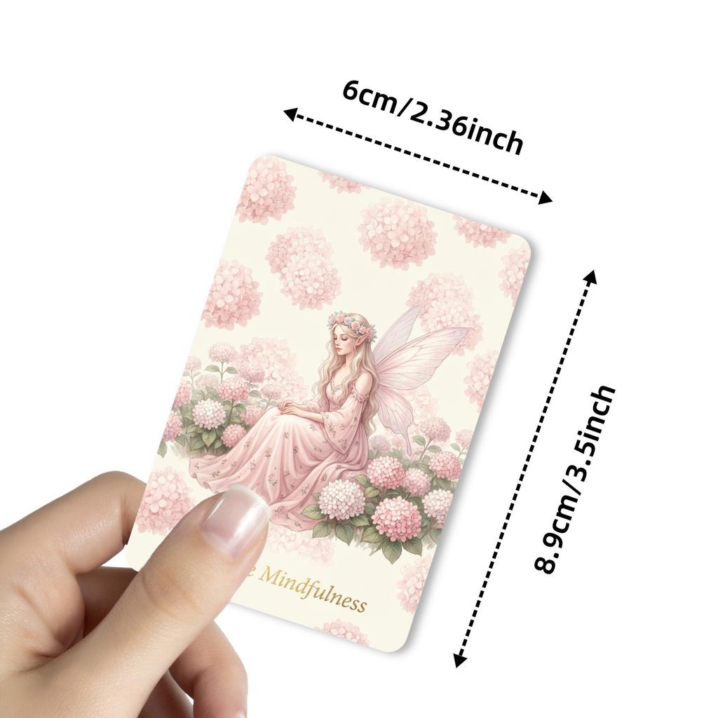 36 Dream Flower Elf Mindfulness Meditation Cards Gift Decoration Message Relaxation Text Cards