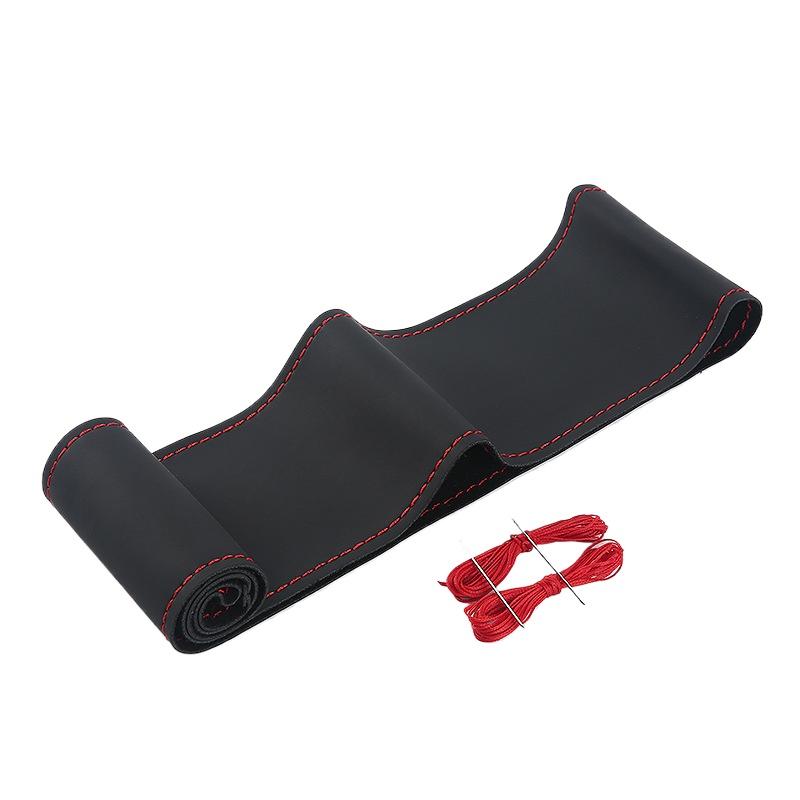 New Hand-stitched  Leather Car Steering Wheel Cover 38cm /15inch For Mercedes Benz AMG W203 W205 W204 W164 W140 W211 C260