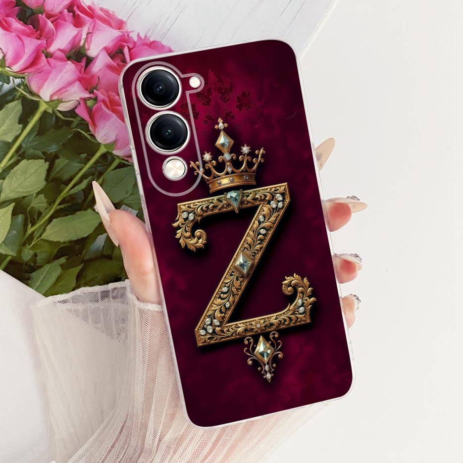 For Vivo Y04 Case V2430 Cool Fashion Letters Cover Soft Silicone Phone Case For Vivo Y29s Y 29s VivoY04 VivoY29s Back Cover Bags