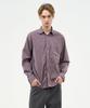 BLACK MOMENT Pigment Nylon Relax Shirt [Purple]