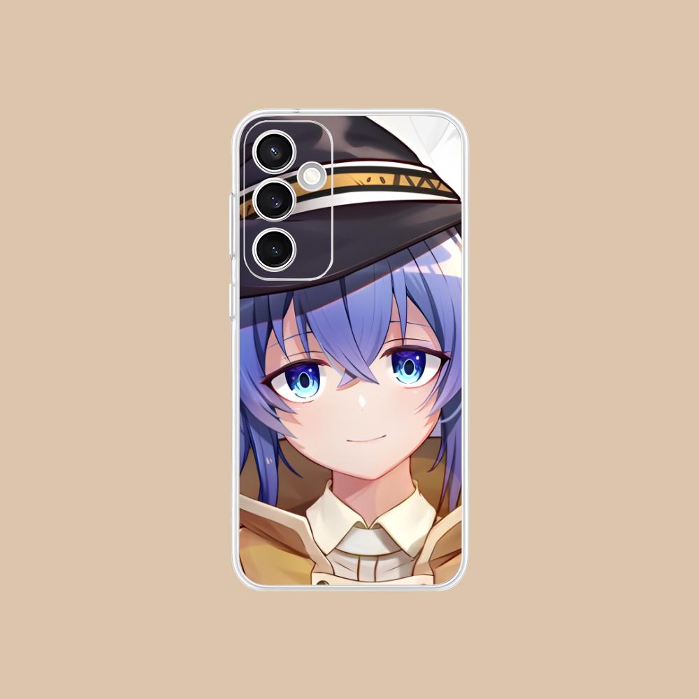 Mushoku Tensei Roxy Mobile Phone Case for Samsung Galaxy S25 S24 S23 S22 S21Plus FE Ultra Clear Colorful Cover Pretty Luxury