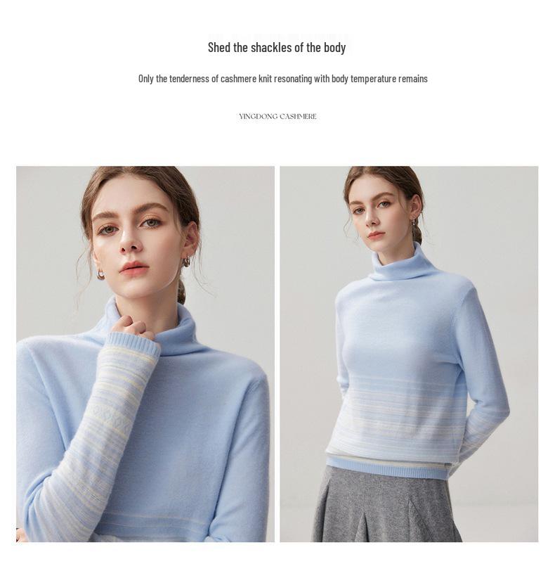 2026 Women's Retro Jacquard Cashmere Blend Loose Sweater