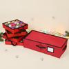 64-Grid Foldable Detachable Christmas Bauble Storage Box - Oxford Cloth Container