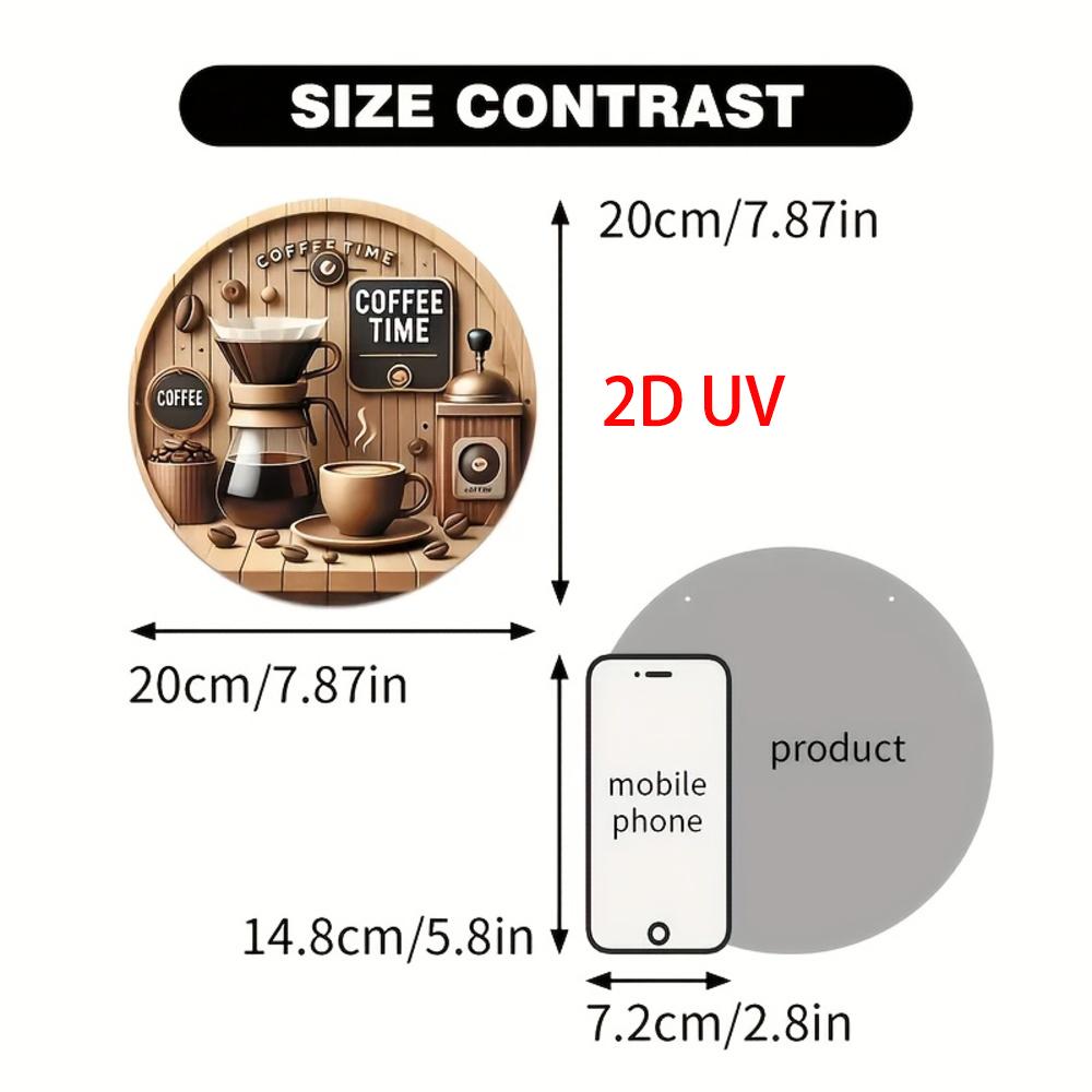 

1 винтажная деревянная вывеска «Время кофе», 2D кофейная машина и наливающий кофе настенный декор, подходит для кафе и кухни