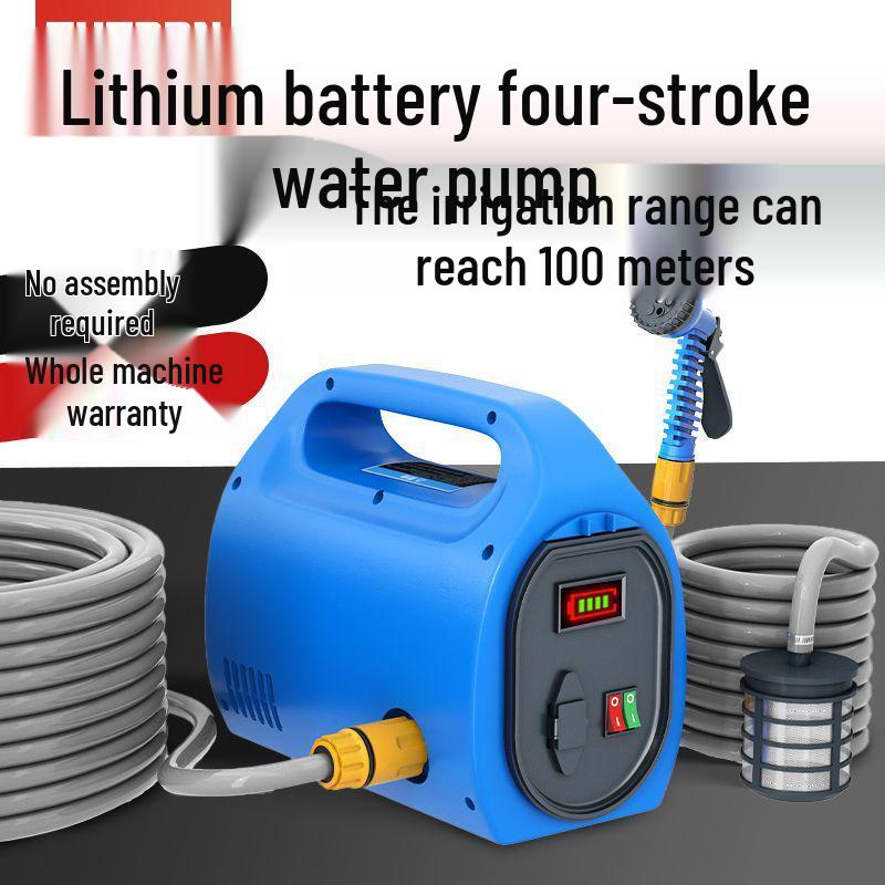 Portable Rechargeable Water Pump for Home Gardens and Outdoor Irrigation
