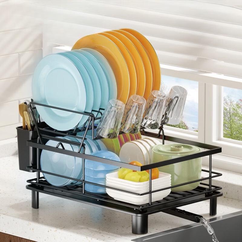 Single-Tier Kitchen Dish Drying Rack
