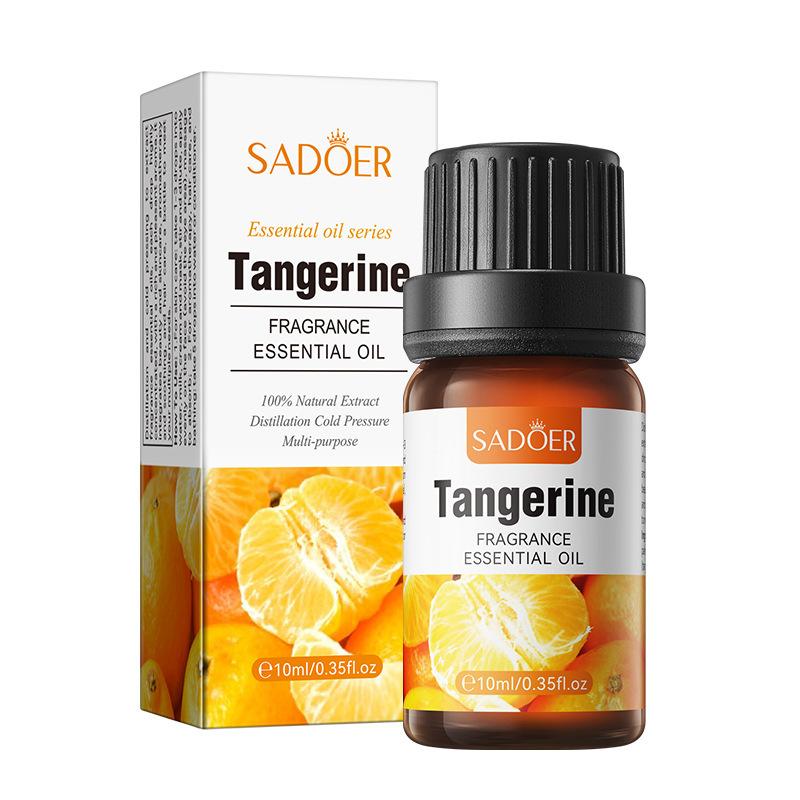 SADOER Aromatherapy Essential Oil Sakura Mint Vanilla Fragrance Massage Soothing Skin Care One Bottle Multi-Use Essential Oil