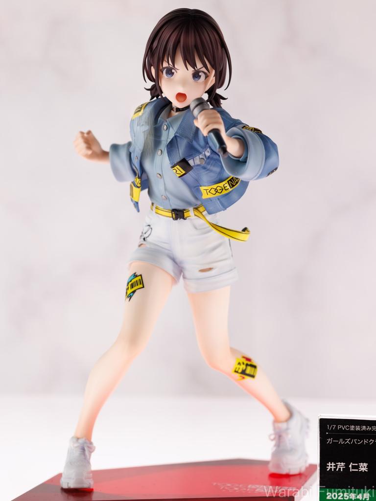 NOWA Figurka Girls Band Cry 20cm Nina Iseri Dziewczyna z Anime Figurka Akcji PVC Zabawka Posąg Iseri Nina Model Kolekcjonerski Lalka Prezent