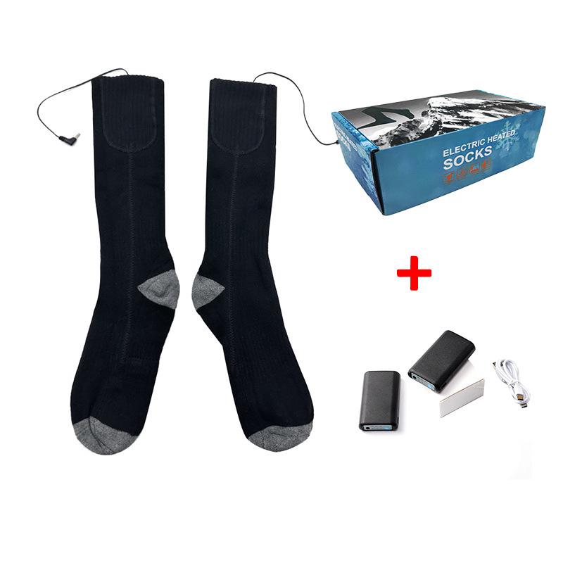 Smart Heated Winter Socks with USB Charging, Three-Speed Temperature Control for Men and Women - Ideal for Skiing and Warmth