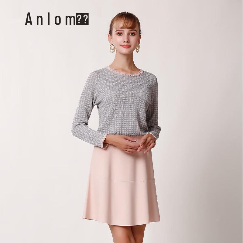 Anlom Women's Autumn/Winter Round Neck Long Sleeve Pullover