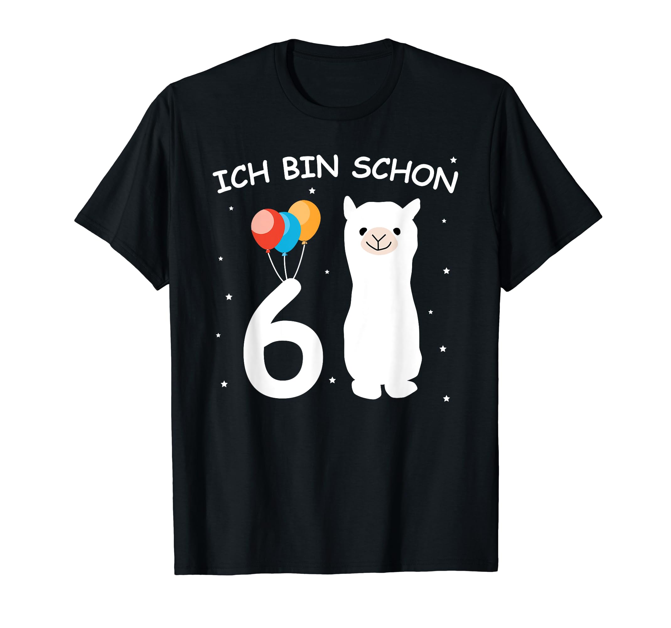 

6th Birthday Girl bin schon 6 Jahre Children s Ich Alpaka [German] T-shirt