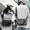 Men Casual Shoulder Bag With Nylon Material And Chain Design For Street Style Daily Use