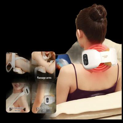 HEZHENG Cervical Neck & Shoulder Kneading Massager CN Plug (adapter Included)