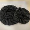 Factory Price Double Layer Silk Mommy and Me Hair Bonnets Custom Sleep Hair Bags and Head Wraps with Logo Satin Silk Bonnet
