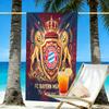 FC Bayern Munich Print Beach Towel Design, Soft, Lightweight. for Home Bathroom, Spa, Pool, Yoga, Surfing, Camping, Gift for Family, Friend
