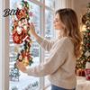 Holiday Glass Decals for Home Decor Christmas Nutcracker Window Clings Decorative Static Stickers Doors Mural Indoor Outdoor and Windows Waterproof