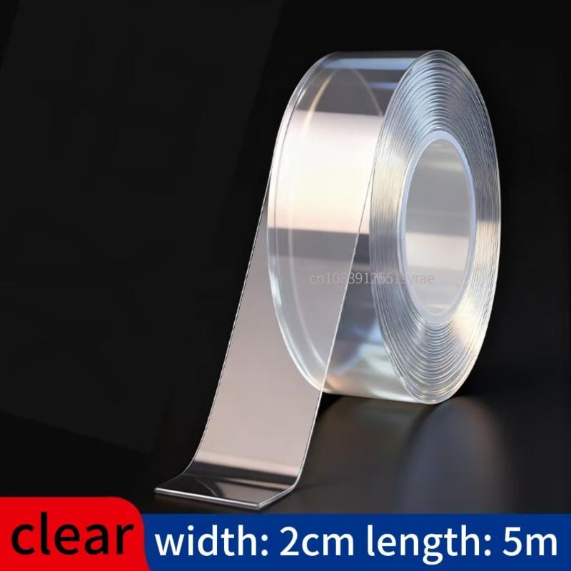 Double-sided Adhesive Nano Tape Transparent Reusable Waterproof Extra Strong Sticky Strip Heavy-duty Two Side Tapes