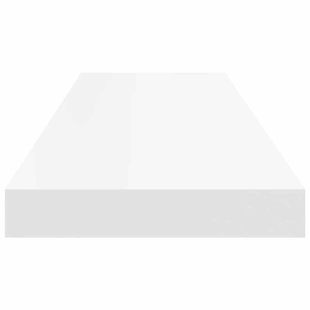 Floating Shelf White 80 X 23.5 X 3.8 Cm MDF