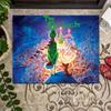 Grinch Christmas Doormat Non-Slip Floor Mat Entryway Hallway Living Room Holiday Decor Square Washable Rug