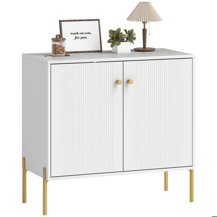 Sideboard - HOMCOM - double fluted